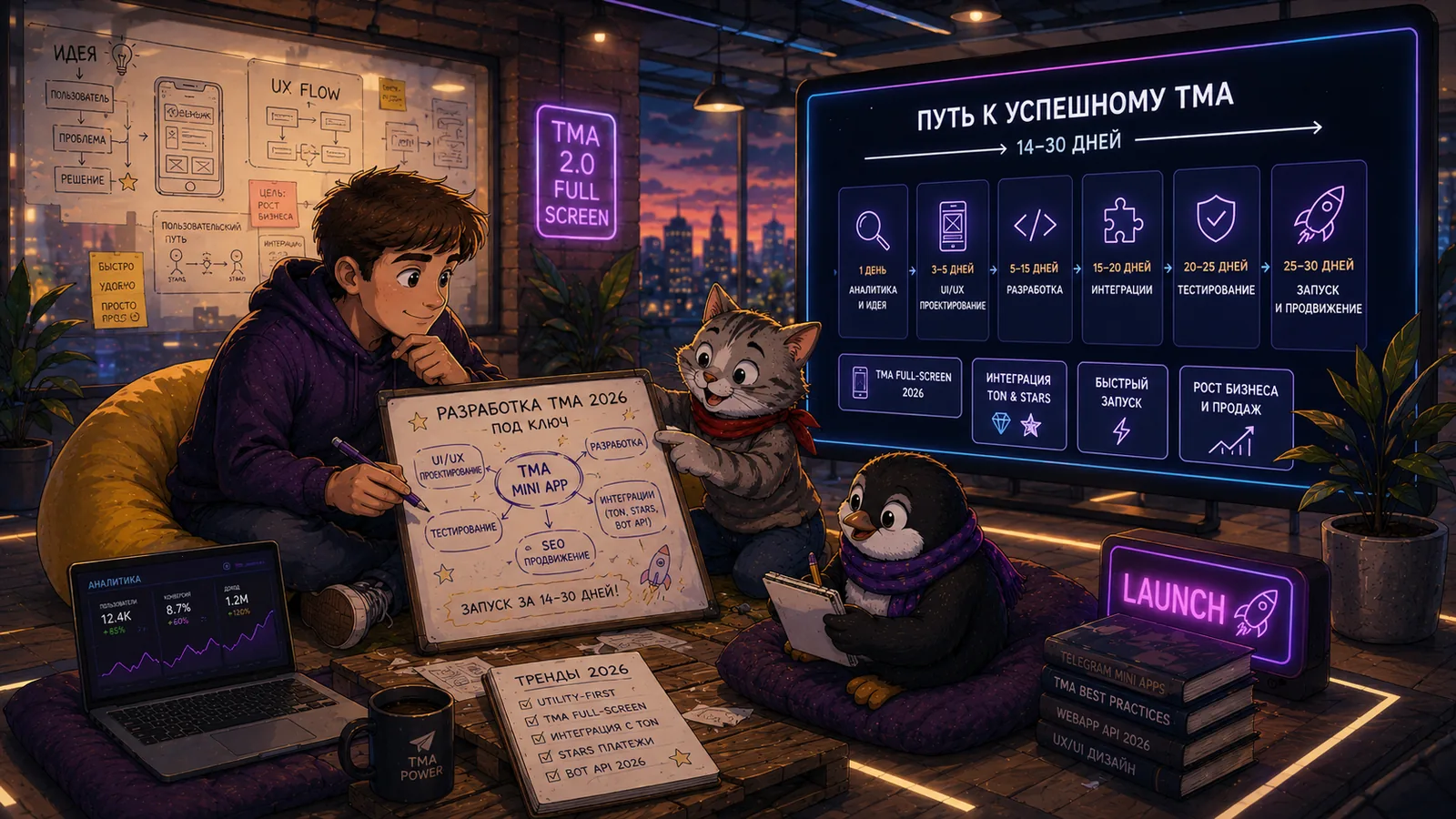 Разработка TMA 2026: как создать Telegram Mini Apps под ключ и запустить за 14–30 дней